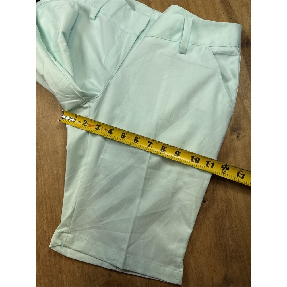 SOLD NWT Adidas Climalite Bermuda Golf Shorts Women's 4 Fresh Green 10" Inseam - Picture 10 of 13